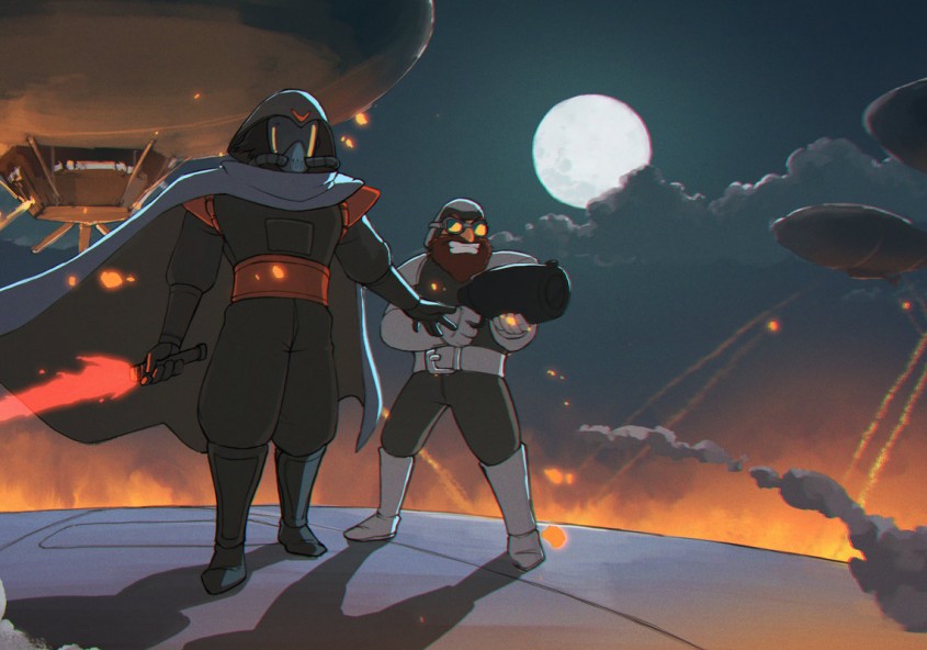 Star Wars Reimagined - Darth Ghibli's Entrance, by Lap Pun Cheung