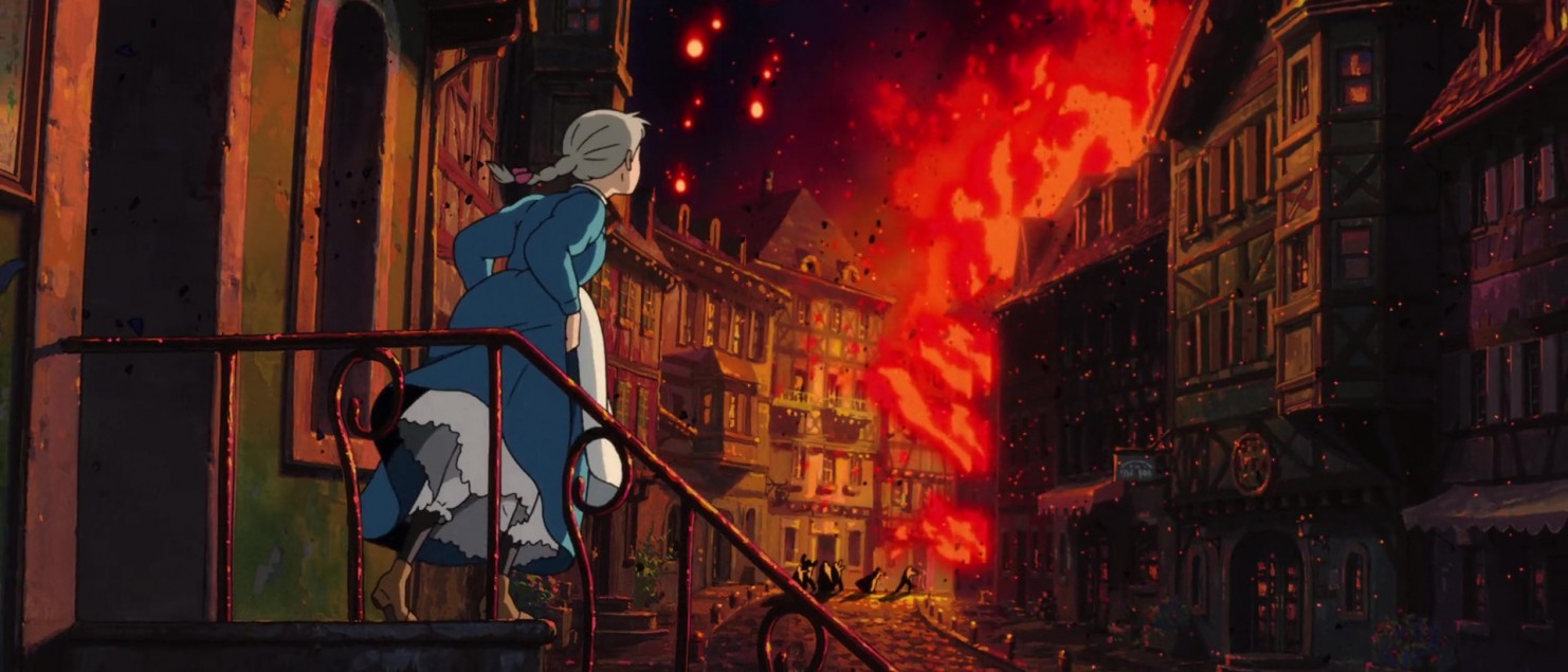 Sophie Hatter during the battle in Howls Moving Castle